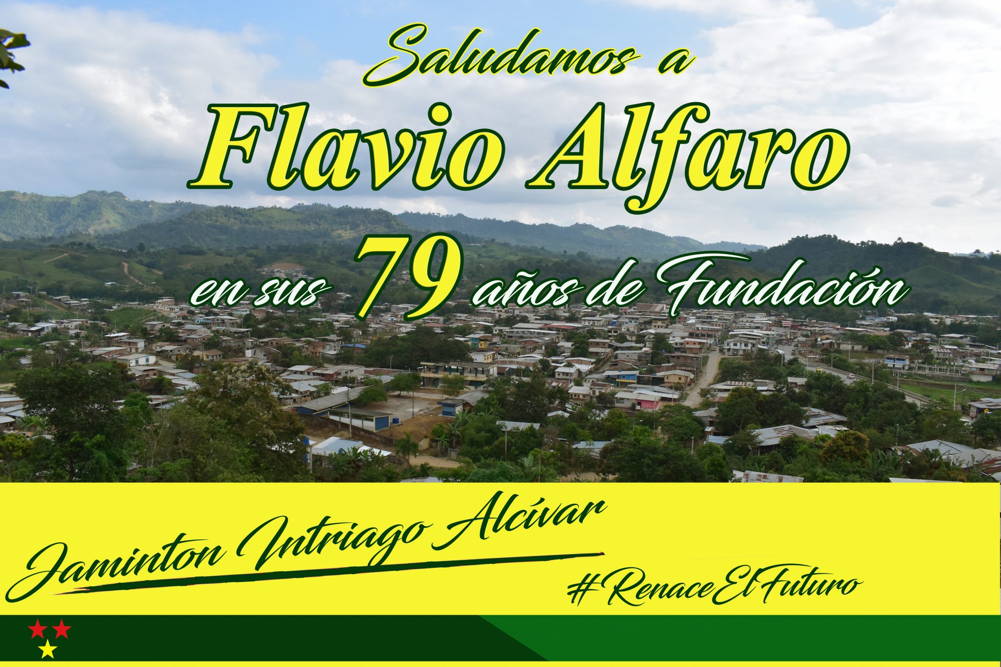 Sesión solemne por los 79 años de fundación de Flavio Alfaro
