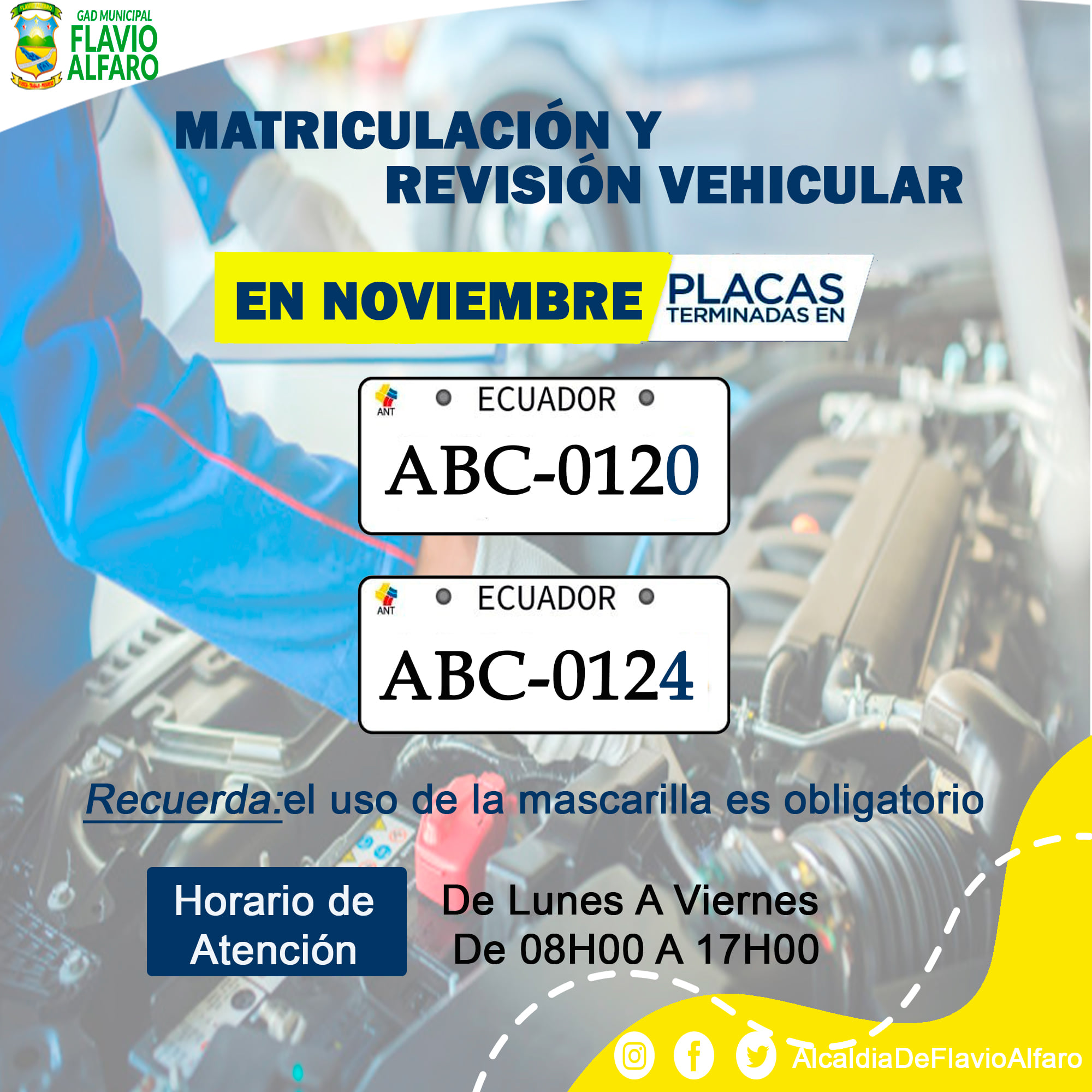 Mantener a Flavio Alfaro limpio es responsabilidad de todos!👨‍👩‍👧‍👦 Conoce el tiempo de descomposición de algunos residuos👇